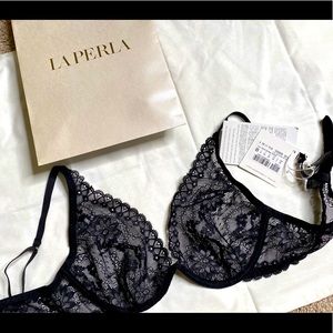 La Perla Black Lace Underwire Bra